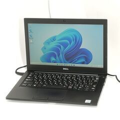 保証付 高速SSD 12.5型 ノートパソコン DELL Latitude 7280 中古良品 第6世代 Core i5 8GB 無線 Bluetooth カメラ Windows11 Office