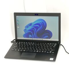保証付 日本製 高速SSD 11.6型 軽量 ノートパソコン SONY VJPF11C12N 中古良品 第7世代Core i5 8GB 無線 Bluetooth Windows11 Office