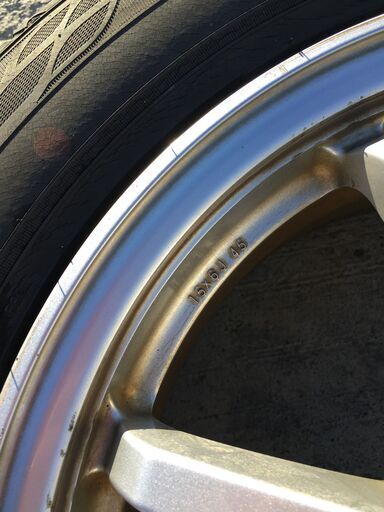 トヨタ　プリウス　タイヤホイール ４本 セット　195/65R15