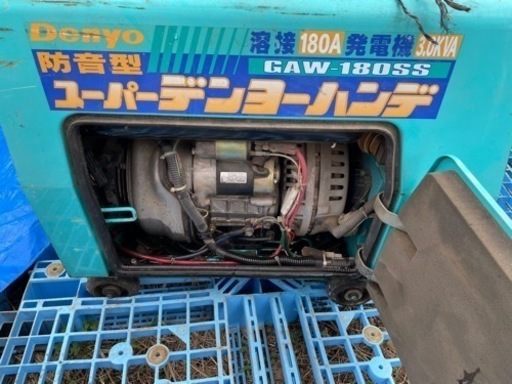 DENYO 溶接機　発電機　gaw-180ss
