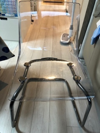 IKEA トービアス　ダイニングチェア　透明