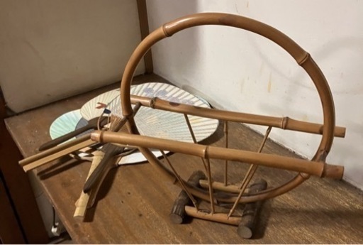 うちわ入れ　昭和家具