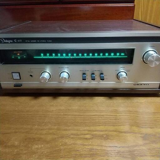 【ジャンク】通電確認済 ONKYO IntegraT-411 FM STEREO TUNER