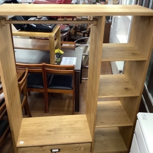 ハンガーラック　縦157×横120×奥43