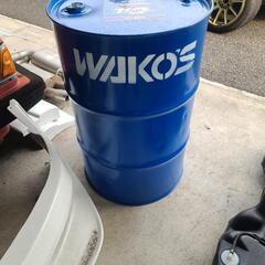 ドラム缶　WAKO'S　ワコーズ　200L　オイル缶の画像