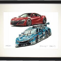 NC-022 NSX/KEIHIN-GT 限定版画 直筆サイン有...