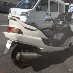 決まりました　ありがとうございます　急いで！！再開、再値下げします。内容更新しました！！　オイル交換しました　好調　値下げします　人気再燃中！！　初代マジェスティ4HC　250　実働　自賠責　ナンバー付き　乗って帰れます！！の画像