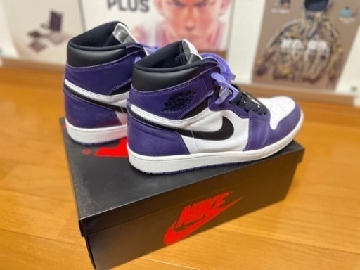 NIKE AIR JORDAN 1 RETRO HIGH OG コートパープル 29cm