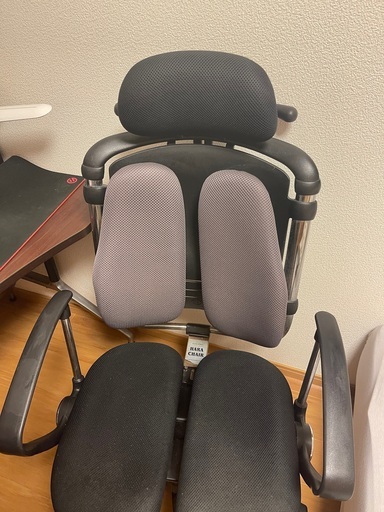 期限有り☆Hara Chair ハラチェア プロニーチェⅡ（ブラック）≪回転肘モデル≫