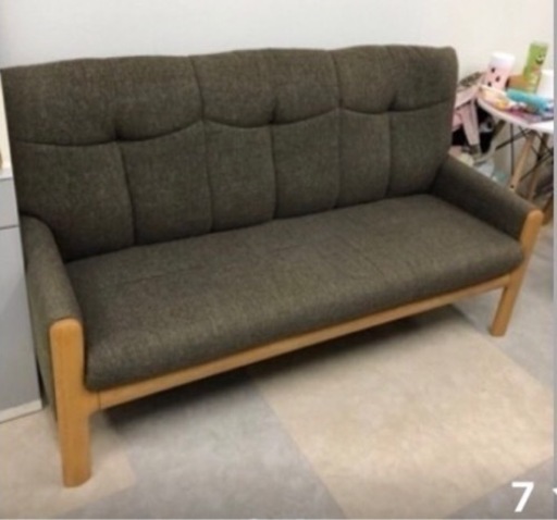 3人掛けソファー　美品　格安配達　値下げ