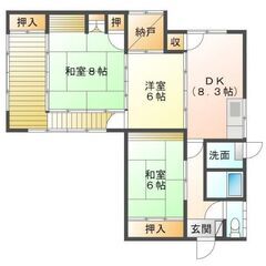 呉市長谷町　ペットと暮らせるお家　戸建て賃貸　即入居可　お庭、駐...