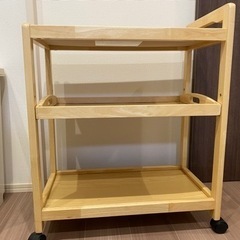 500円　キッチンワゴン　23日15時までに引き取ってくださる方限定