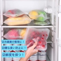 【新品】エコラップ 冷凍庫OK ジップロック2枚セットの画像