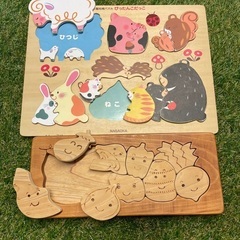 木製パズル　２つセットの画像