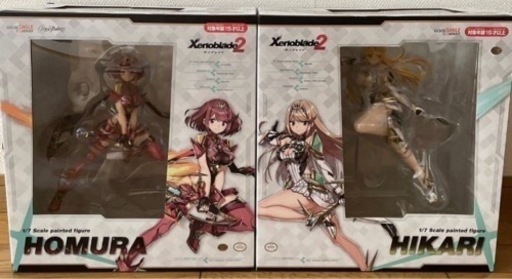 ゼノブレイド2 ヒカリ&ホムラ 1/7スケール 塗装済み完成品フィギュア2体セット グッドスマイルカンパニー 国内正規品 未開封