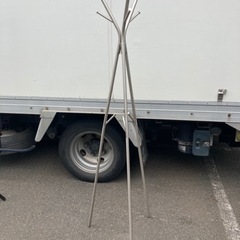 ● 三俣ハンガーラック、ハンガーポール、スチール製、170cm