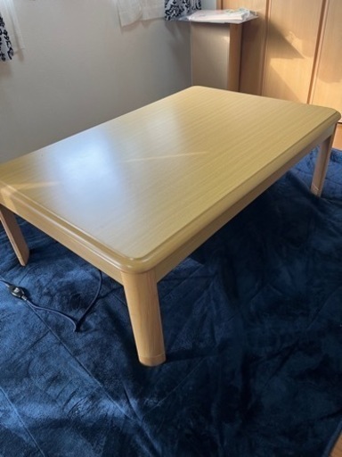 家具調こたつテーブル 長方形 コタツテーブル ナチュラルブラウン