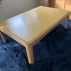 家具調こたつテーブル 長方形 コタツテーブル ナチュラルブラウン