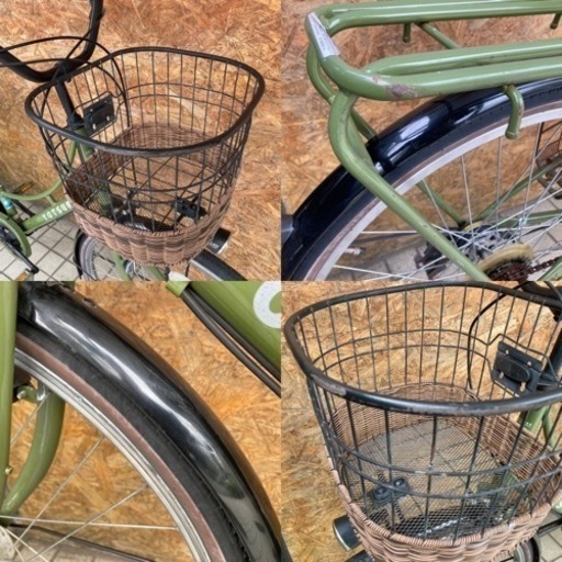 ASAHI  YOTSUBA  FYJ66S シティサイクル26inc  6段ギア 買物 街乗り 