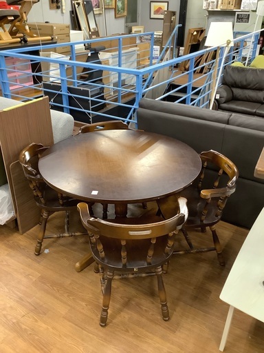飛騨産業　ダイニングセット　ブラウン　キツツキマーク　売場展開中！！！