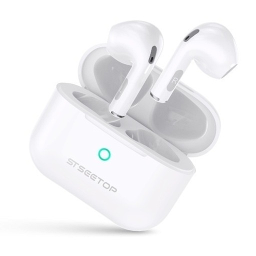 【未使用品】【2022年新登場Bluetooth5.2+ENC搭載】ワイヤレスイヤホンHi-Fi 自動ペアリング 瞬時接続 低遅延