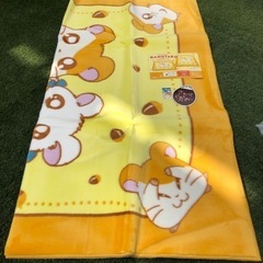 値下！【新品】ハム太郎柄カバー・ホットカーペット　動作確認済