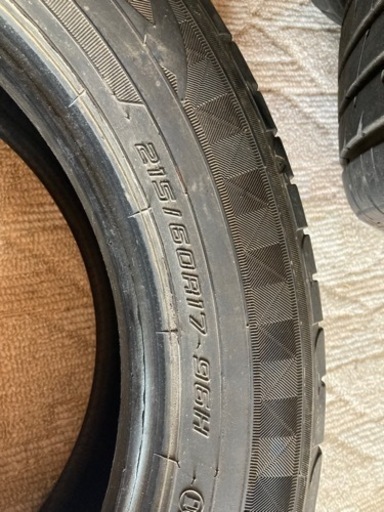 DUNLOP 215/60r17 ４本　エスティマ