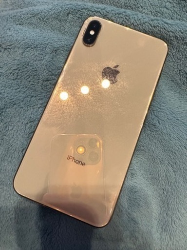 【一部ヒビあり】iPhone XS Max ゴールド 64GB