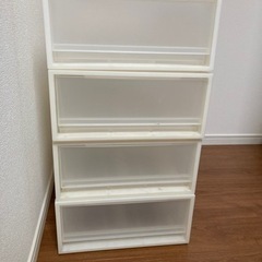 無印良品　衣装ケース小　４つセットの画像