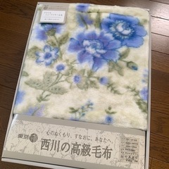 【譲り先決定】東京西川　毛布　シングル140✖️200センチ