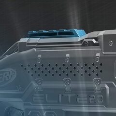 【未開封新品】ナーフ エリート2.0 ウォーデン DB-8 正規品 公式ダーツ16本付属 タクティカルレール+連射機能搭載の画像