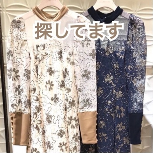 L.B candy stock ビーズ刺繍ワンピース