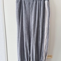 Eve はらぺこ商店ワンサイドラインPT グレー×ベージュ パンツ