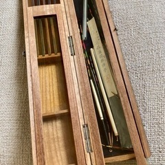 ✳︎✴︎✳︎ジモティ限定 値引き投稿✳︎✴︎✳︎早い者勝ち‼︎高級釣具 別作 白鳥孔雀羽浮子 特大 五郎 木箱ケース付き　早期取引き値引きの画像