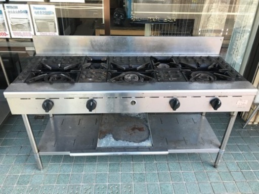 ※終了※★業務用ＬＰガスコンロ★５口★大型コンロ