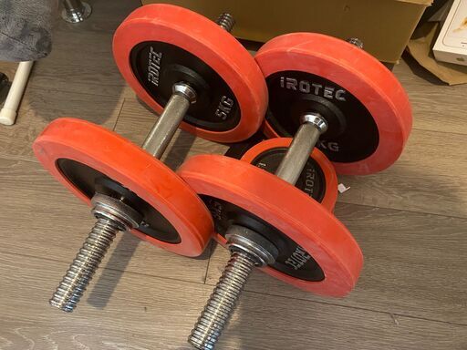 自宅筋トレセット(トレーニングベンチ&ダンベル60kg)を7,000円でお売りします！!【元値段30,000円】