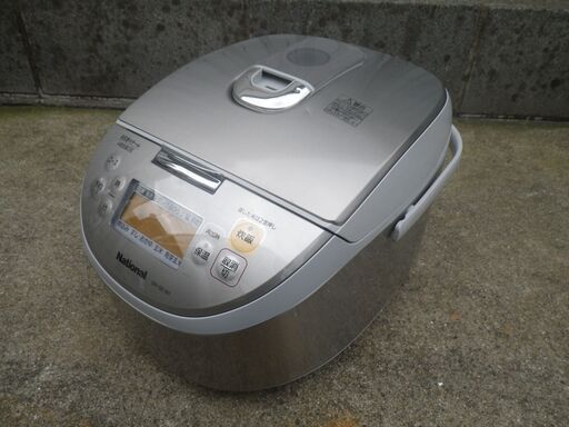ナショナル(パナソニック) 大火力 スチーム IHジャー炊飯器 1.8L 1升炊き SR-SE181 シルバー 2008年製 大家族用