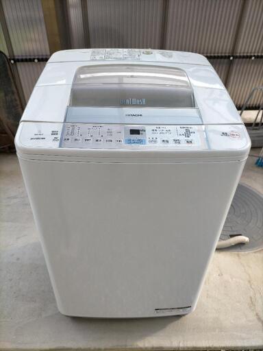 大型 洗濯機★乾燥機付き★9kg★2010年製★動作品★日立★bw-9lv