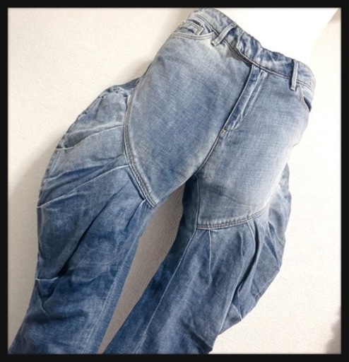 ご購入者様決定꒰MISS SIXTY꒱ハイウエストダメージデニムサルエル風パンツ イタリア製