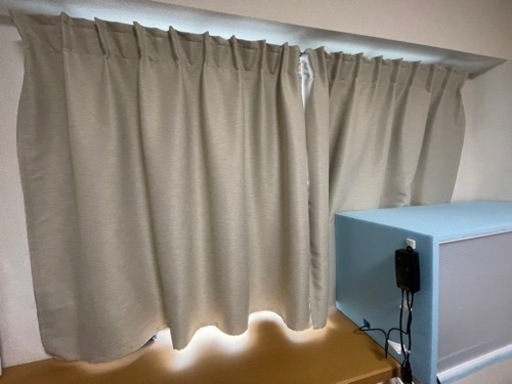 IKEA カーテン　ベージュ　グレージュ