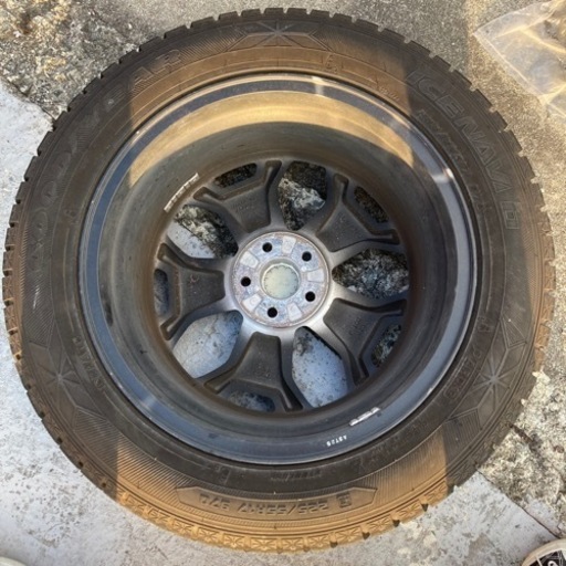 スバル　XV　純正ホイールスタッドレスタイヤ４本セット　225/55R17　５穴　倉庫保管でした