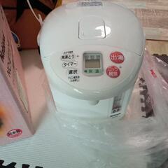 お譲り先決まりました！お値下げ中！未使用 ナショナル 沸騰ジャーポット 備長炭湯沸かしの画像