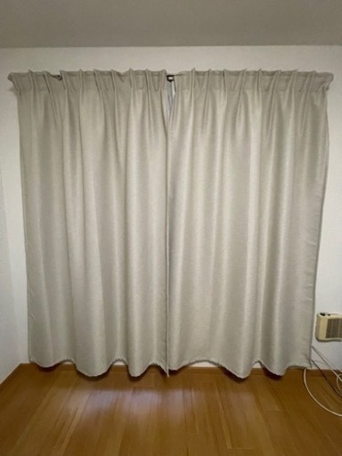 【取引中】IKEA カーテン　遮光　レースカーテン付き