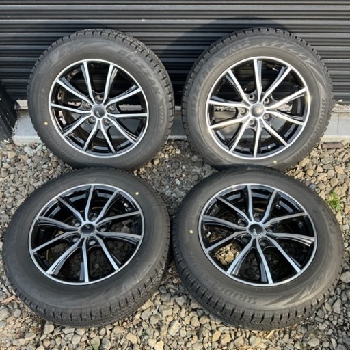アクセラセダンetc SPORT KRONE 114.3 16×6.5JJ 205/60R16 BRIDGESTONEブリジストンブリザックVRX2 2021年式バリ山スタッドレスホイールセット