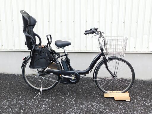 2013年モデル 子供乗せ仕様 ヤマハ PAS ナチュラ L デラックス PM24NLDX スペースブラック 8.7Ah 車体＆バッテリー極めて良好! 自554