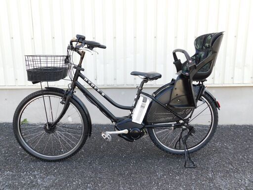 新基準　2012年モデル　子供乗せ3人乗り対応!　BRIDGESTONE　HYDEE.B　HY6L62　T.X黒ツヤ消し　8.9Ah　新品バッテリー　新品グリップ　新品リヤタイヤ　新品クッション　車体&バッテリー極めて良好!　自558
