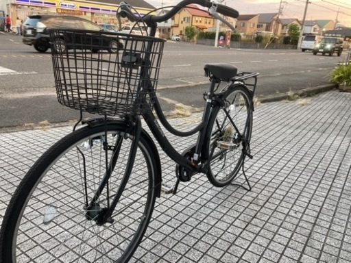 【27インチ自転車】6段変速付き　前後タイヤ、サドル新品❗️若林自転車　唐崎店　SALE中❗️