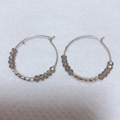セレクトショップより購入のフープピアス