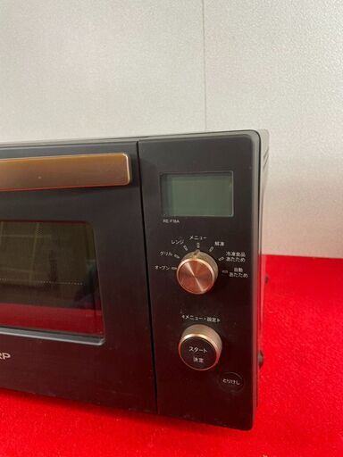 SHARP オーブンレンジ RE-F18-B ブラック シャープ RE-F18A-B