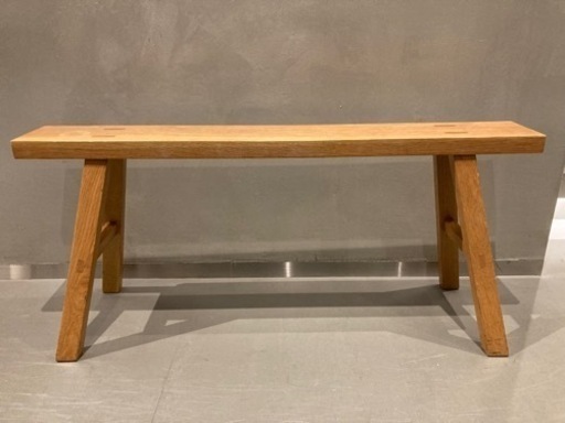 ✨希少廃盤品　無印良品　無垢材ベンチ・オーク材・大サイズ